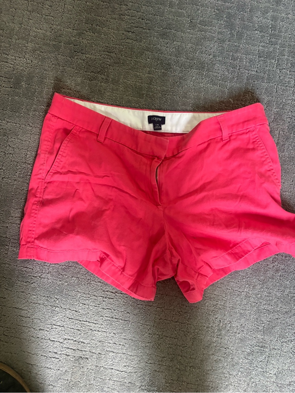J. Crew 3.5” Hot Pink Women's Chino Shorts